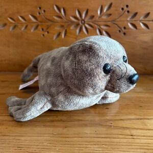 Aurora Plush Seal Stuffed Animal Toy Realistic Ocean Kids Stuffie Plushie Cuddly